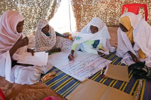 September, 2012. Women attend the Open Day Workshop on the UN Security Council Resolution 1325 on Women, Peace and Security in Malha, North Darfur. [Source: flickr, UNAMID]