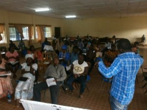 Bridging Communities Network consultation in Tonkolili District. 